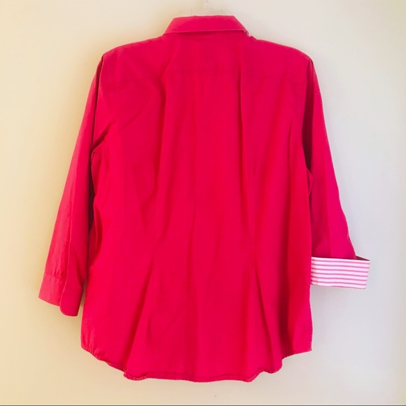 Ralph Lauren Hot Pink Button Down Shirt - Picture 3 of 5